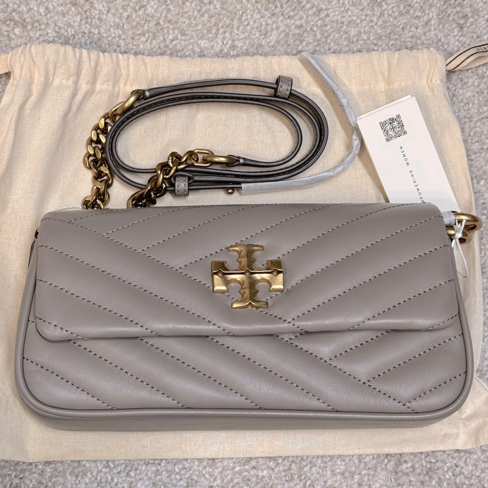 Tory Burch Kira Chevron  baguette bag